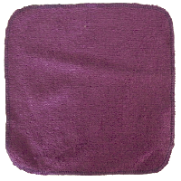 debarbouillette carrée 20 cm - Bambou Violet